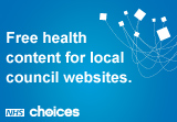 Free NHS Content for local council websites