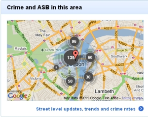 London crime map