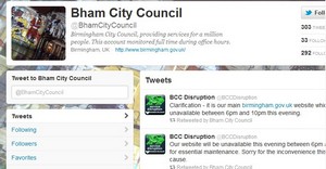 Birmingham City Council's Twitter feed