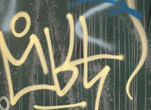 Graffiti on a wall